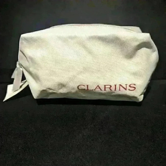 Bundle of 3 Clarins Travel Cream + White Make up Bags - NWT - Picture 7 of 10